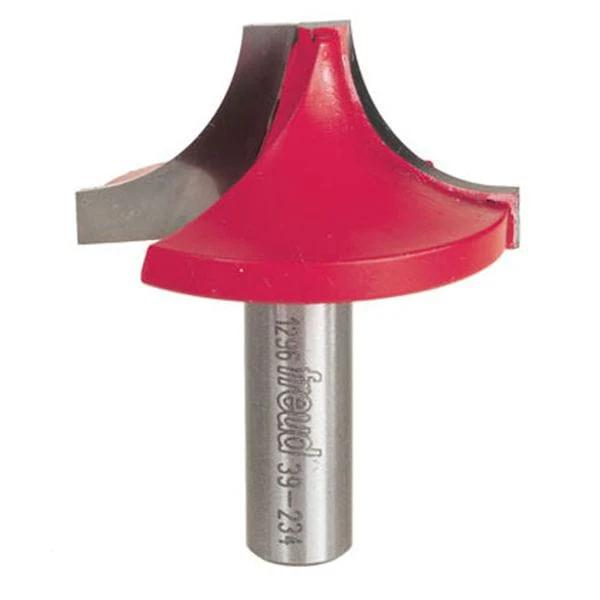 39-234 Ovolo Router Bit 1/2" SH 2" D 1" CL 3/4" R